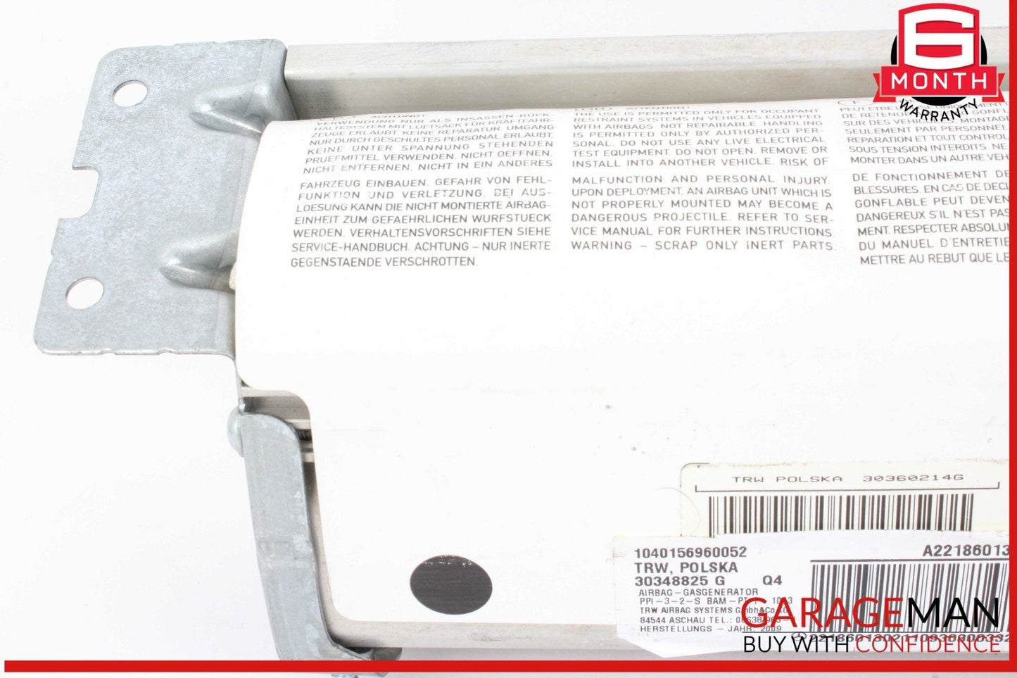 07-14 Mercedes W221 S400 CL500 Front Right Dash Dashboard Airbag Air Bag OEM