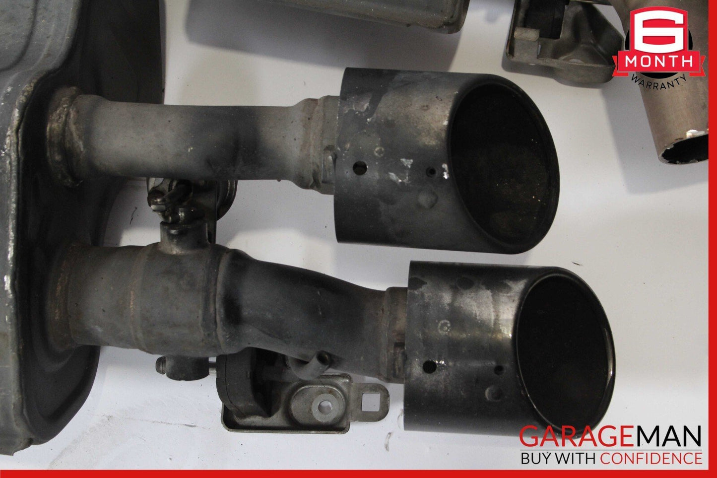 14-17 Maserati Quattroporte Rear Right & Left Exhaust Muffler Dual Tip OEM