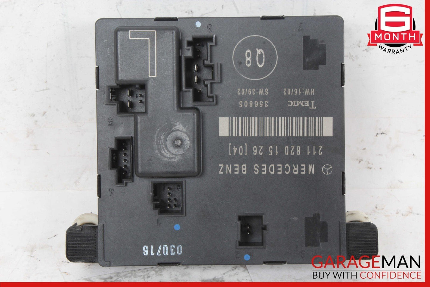 03-06 Mercedes W211 E55 Rear Left Driver Side Door Control Module 2118201526 OEM