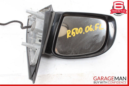 06-10 Mercedes W251 R350 R500 R550 Front Left Side Mirror Door Rear View Black