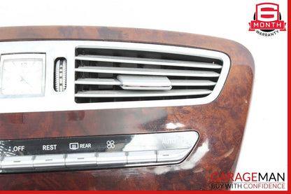 07-14 Mercedes W216 CL550 Center Console Comand Unit Radio Bezel Trim Assembly