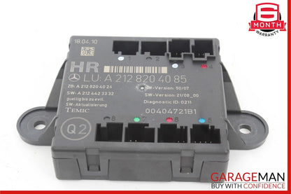 08-14 Mercedes W212 E350 C350 Rear Right Side Door Control Module OEM