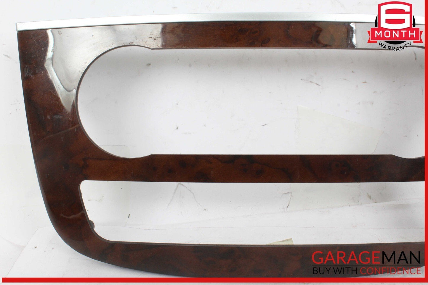 06-13 Mercedes W251 R350 R320 Heater Climate Control Module Trim Wood OEM