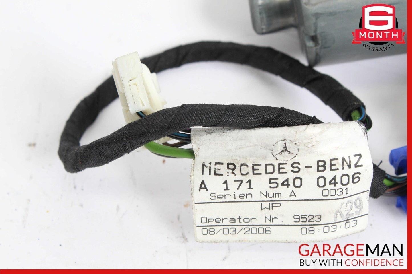 05-11 Mercedes R171 SLK350 SLK55 Front Right Door Window Regulator Motor Unit