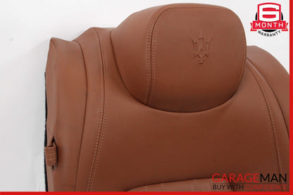 14-17 Maserati Ghibli M157 Rear Right Side Top Upper Seat Cushion Cover Brown