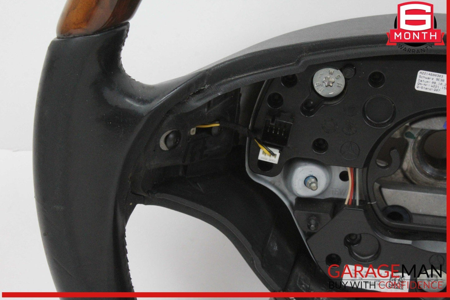 07-10 Mercedes W216 CL550 Front Left Driver Side 4 Spoke Steering Wheel OEM