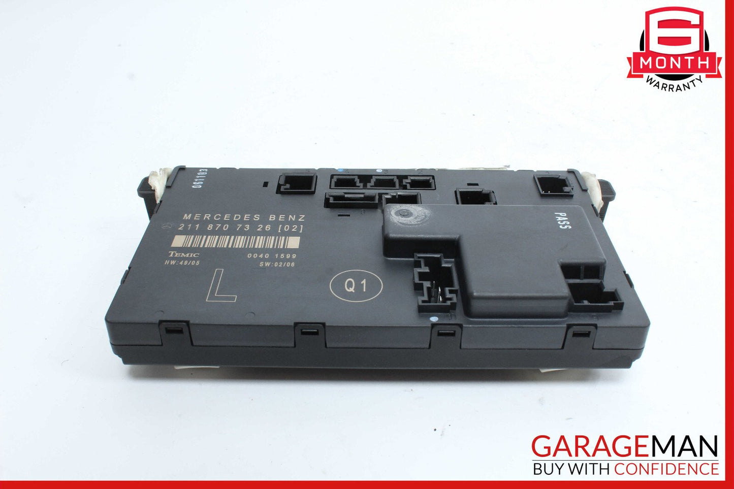 03-09 Mercedes W211 E320 E500 Front Left Side Door Control Module 2118201585 OEM