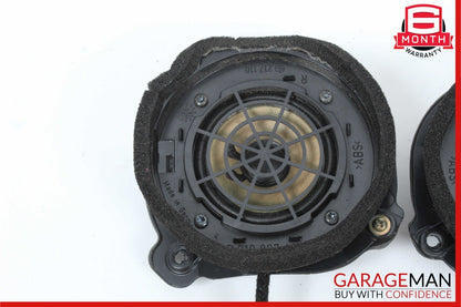 96-03 Mercedes W210 E320 Rear Right & Left Side Door Sound Speakers Set OEM