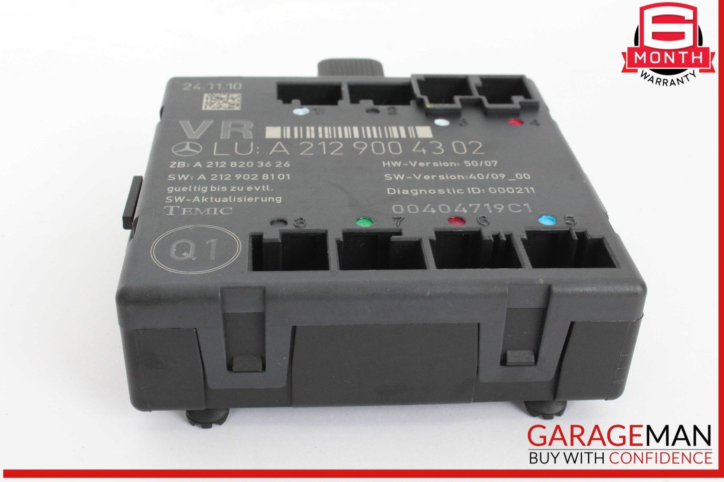 08-18 Mercedes W212 E350 Bluetec E400 Front Right Side Door Control Module Unit OEM