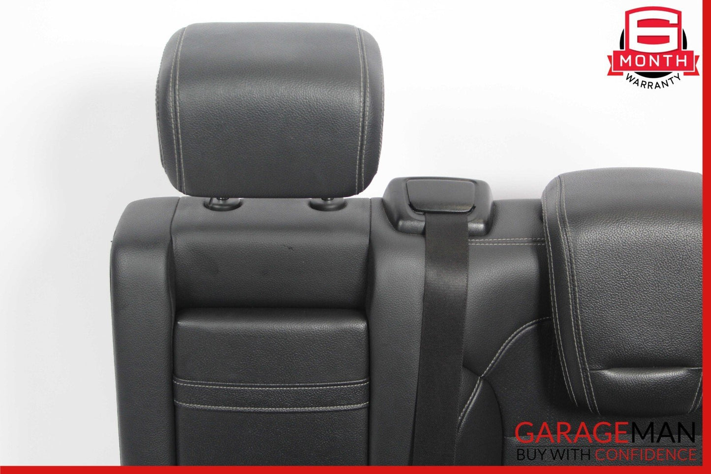 13-16 Mercedes X166 GL450 Rear Left Side Complete Seat Cushion Cover Assy Black