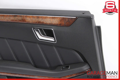 10-13 Mercedes W212 E350 E550 Rear Left Interior Door Panel Assembly Anthracite