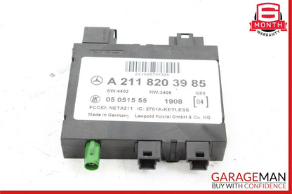 03-11 Mercedes W219 CLS500 E500 E63 AMG Keyless Go Entry Control Module Unit OEM