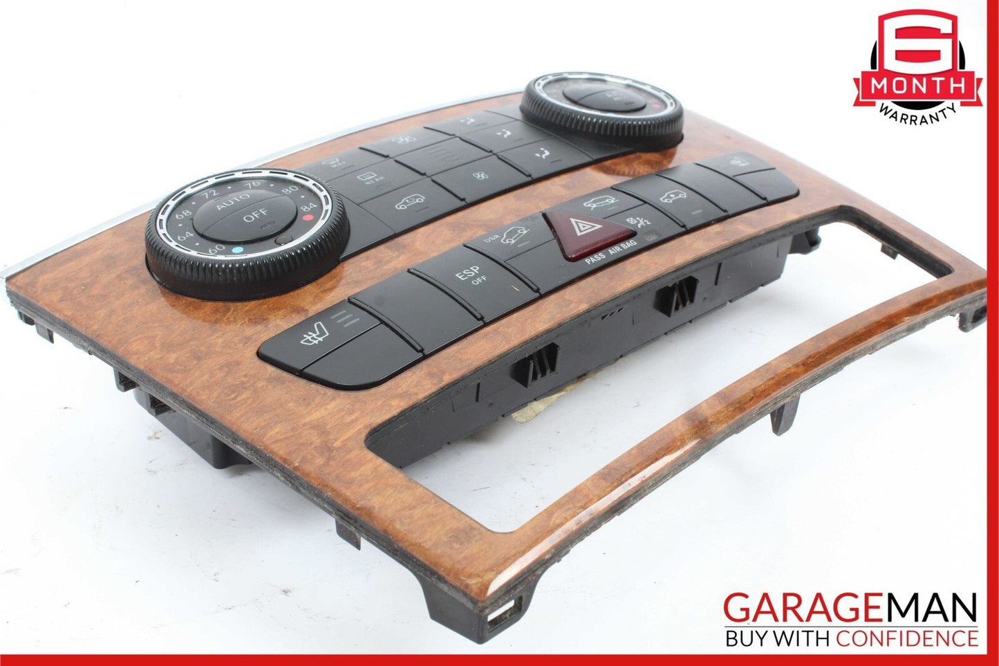 07-12 Mercedes X164 GL450 GL550 A/C AC Heater Climate Control Switch Trim Panel