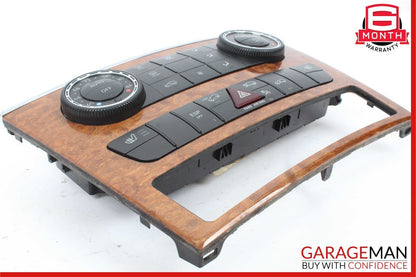 07-12 Mercedes X164 GL450 GL550 A/C AC Heater Climate Control Switch Trim Panel