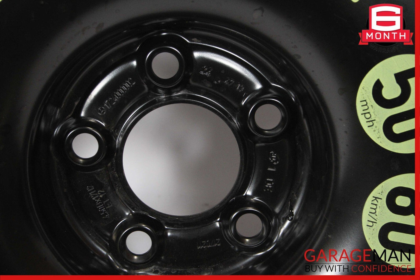 12-20 Mercedes R172 SLK350 Emergency Spare Tire Wheel Donut Space Saver 4.5Bx17