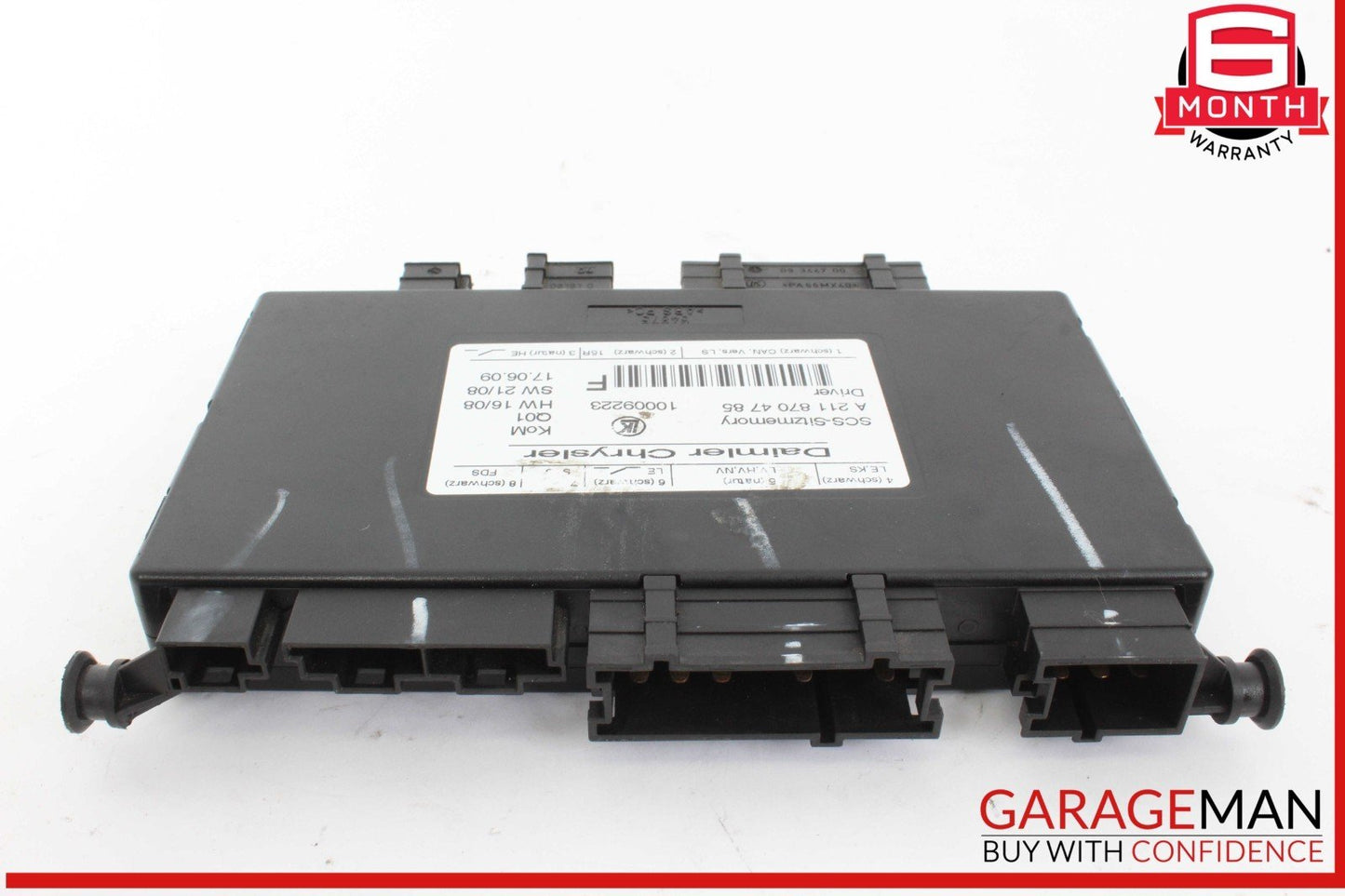 03-12 Mercedes X164 GL450 GL550 Front Left Side Seat Control Module Unit OEM