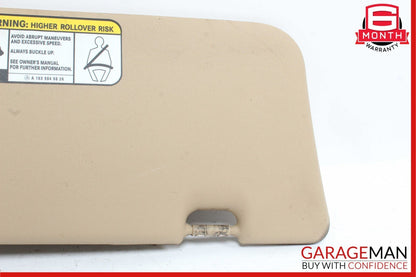 06-12 Mercedes X164 GL450 4matic Front Left Side Sun Visor Sunvisor Shade OEM
