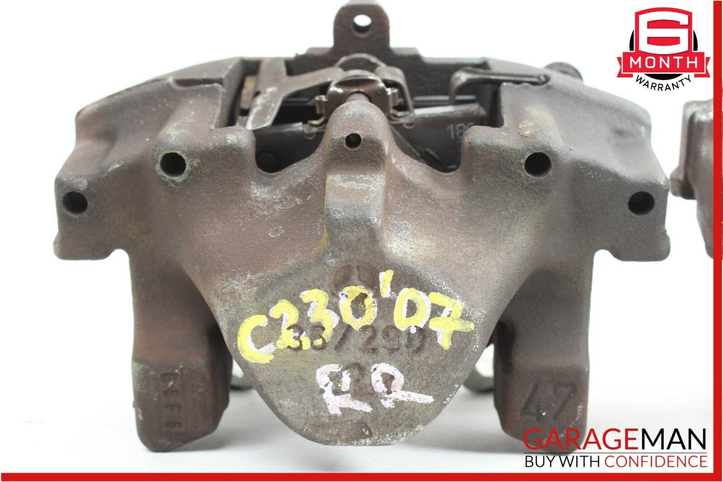 01-11 Mercedes C230 SLK300 Rear Left & Right Side Brake Caliper Calipers Set OEM