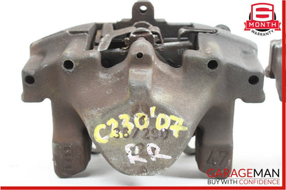01-11 Mercedes C230 SLK300 Rear Left & Right Side Brake Caliper Calipers Set OEM