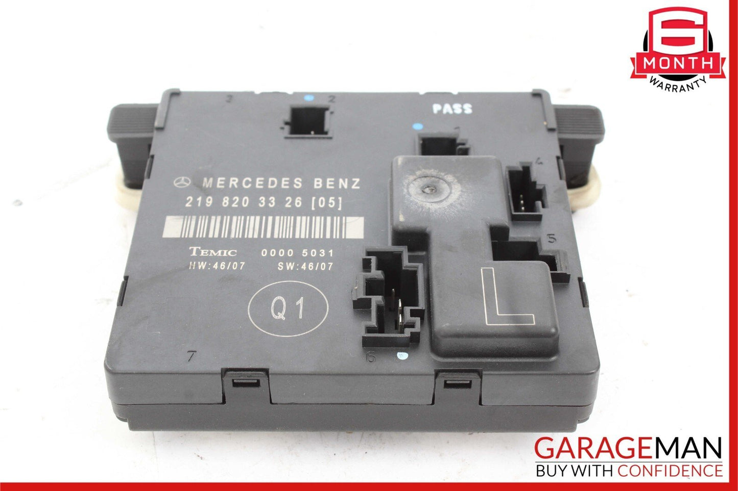 06-11 Mercedes W219 CLS500 CLS550 Rear Left Side Door Control Module Unit OEM