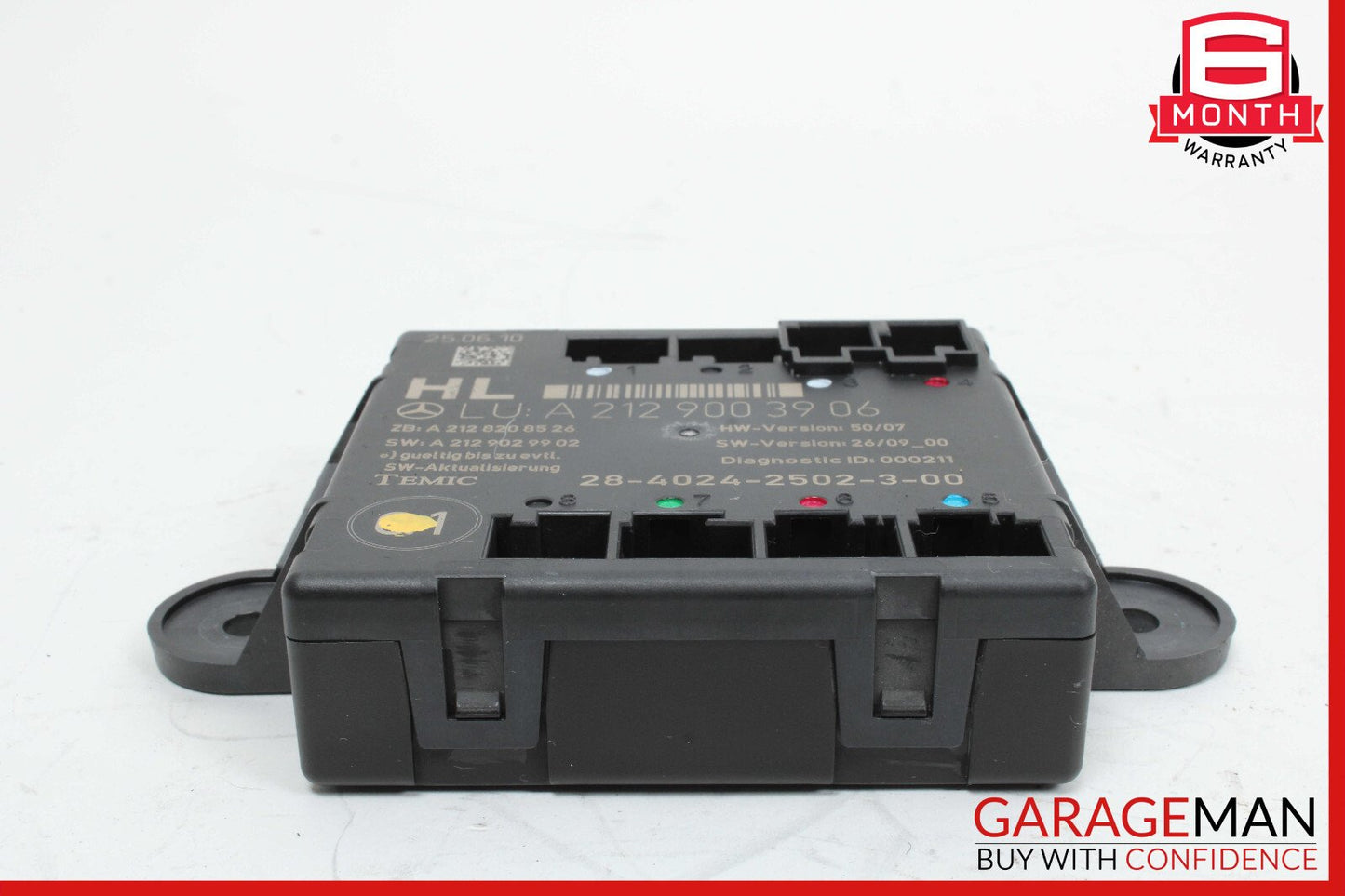 08-18 Mercedes W204 C300 C350 CLS550 Rear Left Side Door Control Module OEM