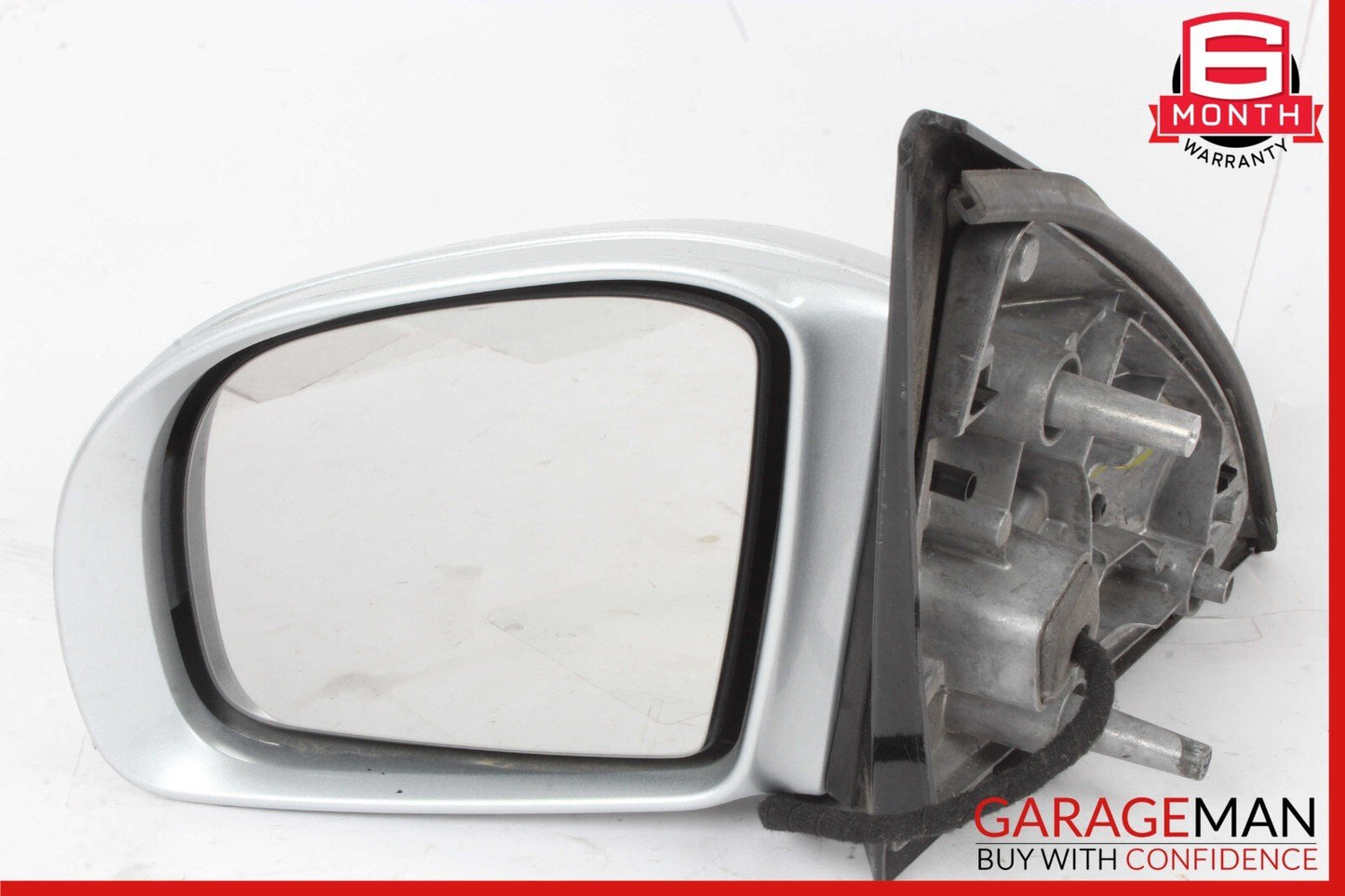 06-10 Mercedes W251 R350 R500 Front Left Side Mirror Door Rear View Silver OEM