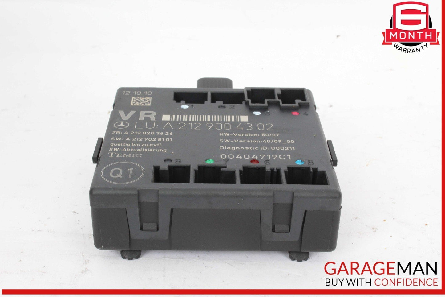 08-18 Mercedes W212 E350 Wagon Front Right Passenger Side Door Control Module