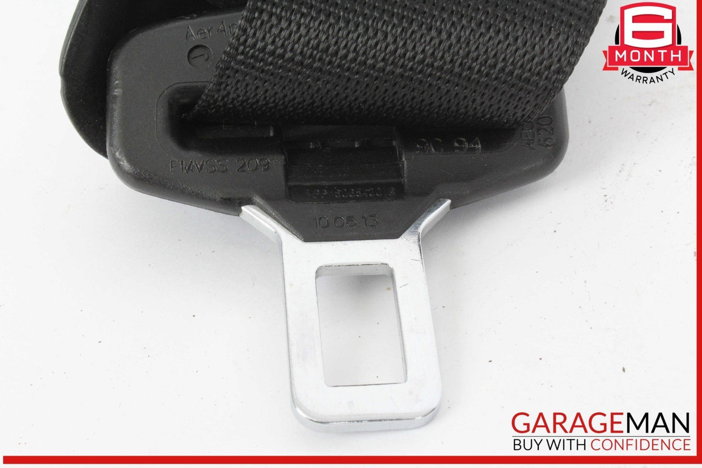 12-19 Mercedes X166 GL450 4MATIC Rear 2nd Row Left Driver Side Seat Belt OEM