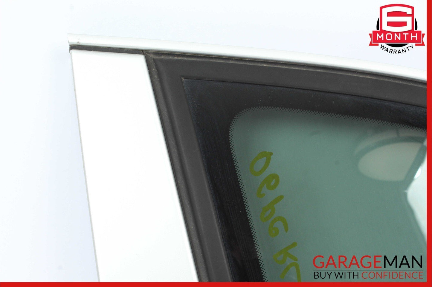 03-06 Porsche Cayenne 955 Rear Left Driver Side Quarter Window Glass Panel White