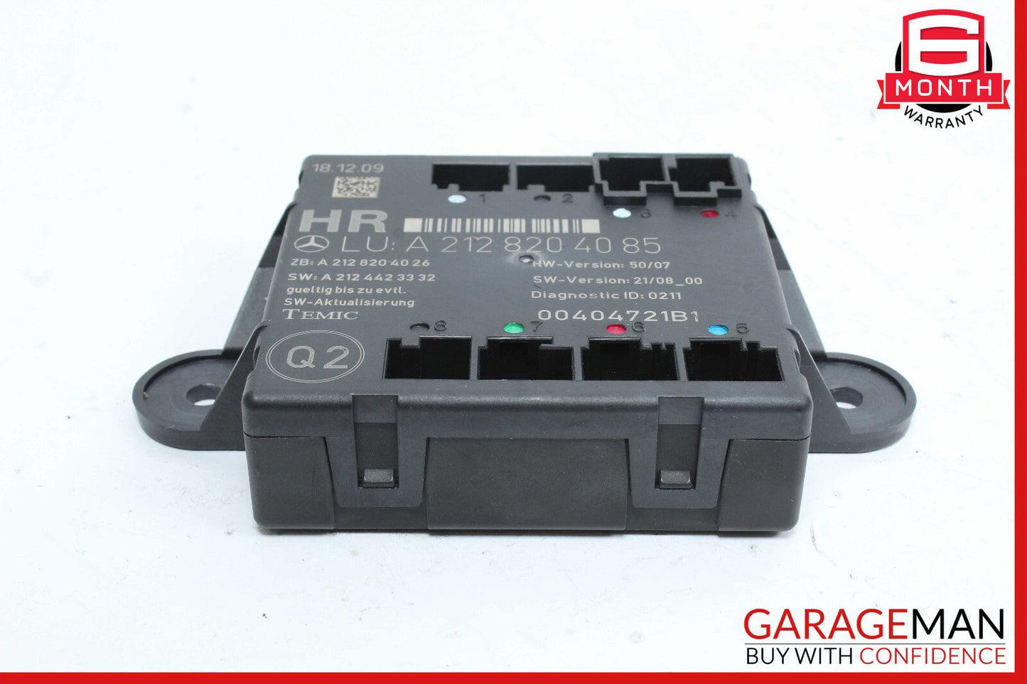 08-15 Mercedes X204 GLK350 C350 Rear Right Side Door Control Module OEM