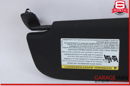 16-18 Audi A7 A6 Front Right Side Sun Visor Sunvisor Black 4G0857552N OEM