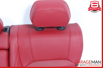 17-21 Alfa Romeo Giulia Rear Left Side Top Upper Seat Cushion Cover Assy Red OEM