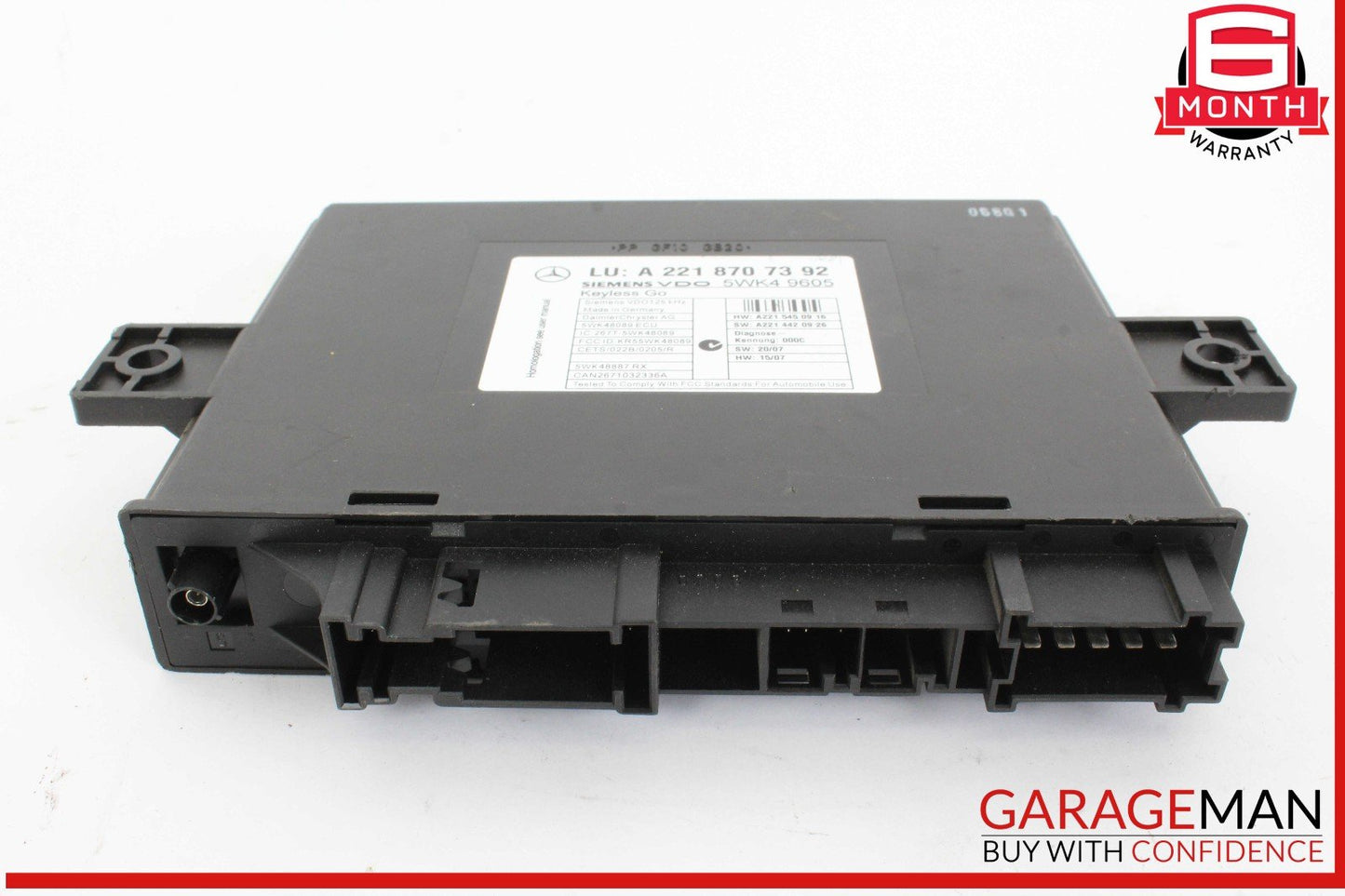 07-10 Mercedes W221 S550 CL550  Keyless Go Control Module 2218702392 OEM
