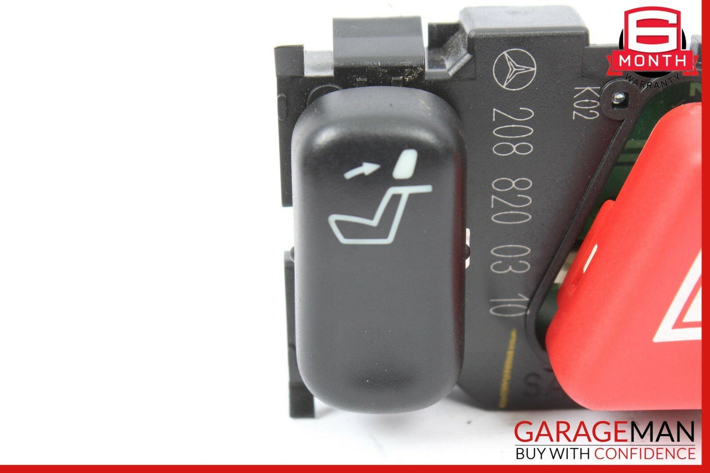 98-02 Mercedes E430 CLK430 Hazard Light Door Lock Switch Control Panel
