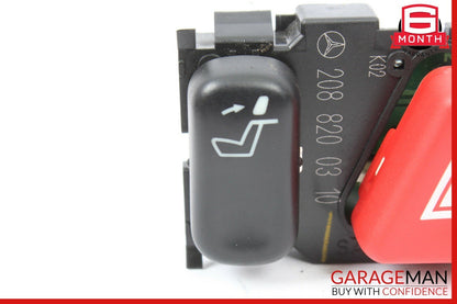 98-02 Mercedes E430 CLK430 Hazard Light Door Lock Switch Control Panel