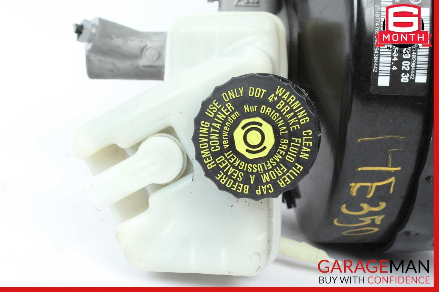 10-17 Mercedes W207 E350 C300 Master Cylinder Power Brake Booster OEM