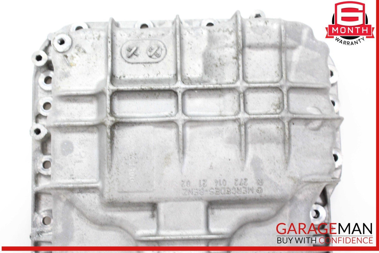 05-11 Mercedes W212 E350 Engine Upper Oil Sump Baffle Pan 2720142102 OEM