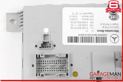 15-18 Mercedes W205 C300 C400 C350e Rear Trunk SAM Control Module Unit OEM