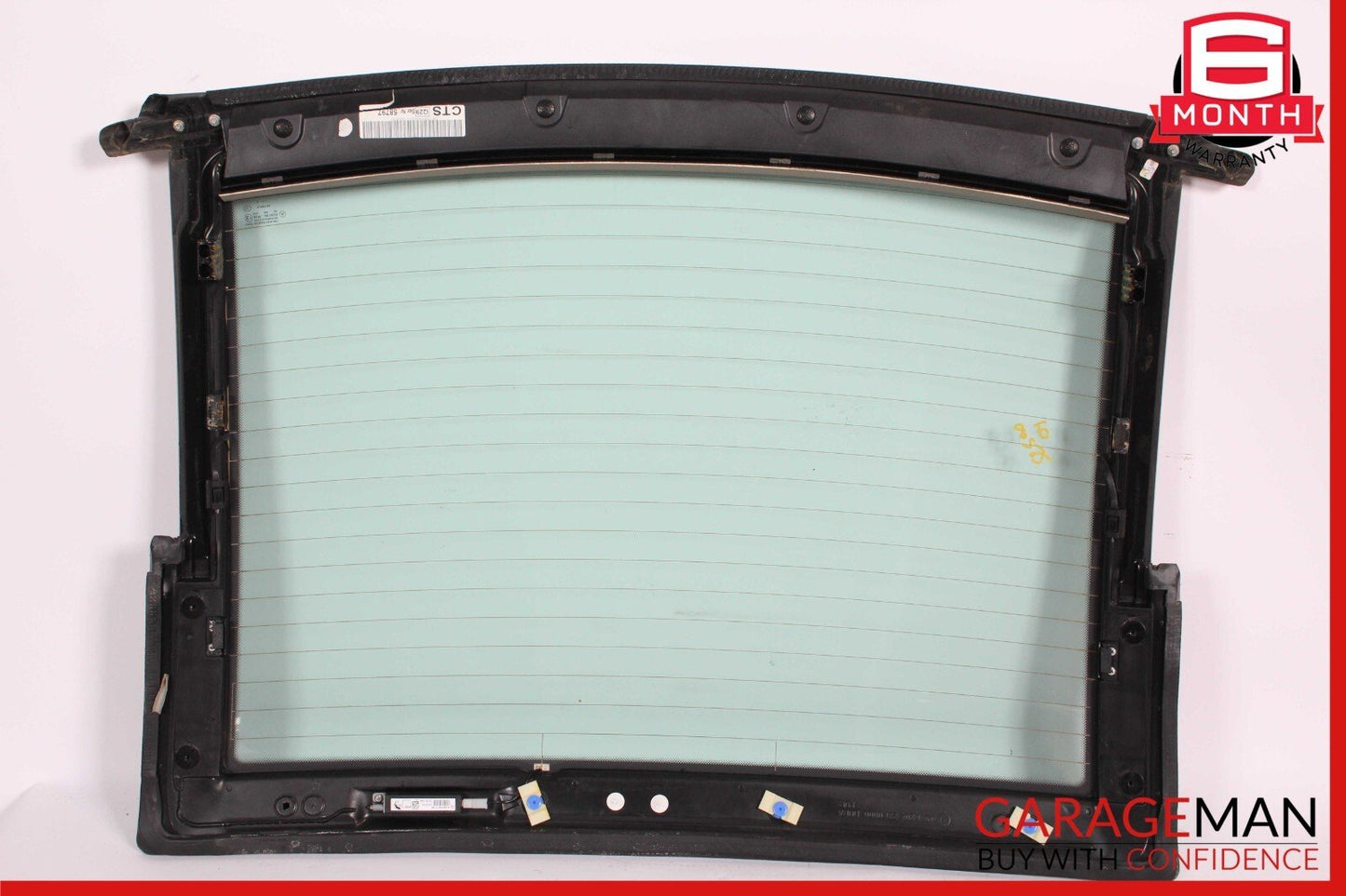 03-12 Mercedes R230 SL500 SL550 Rear Back Window Windshield Glass Assembly
