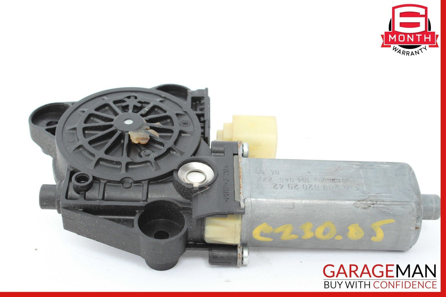 01-07 Mercedes W203 C230 Rear Left Door Window Motor 2038202942 OEM