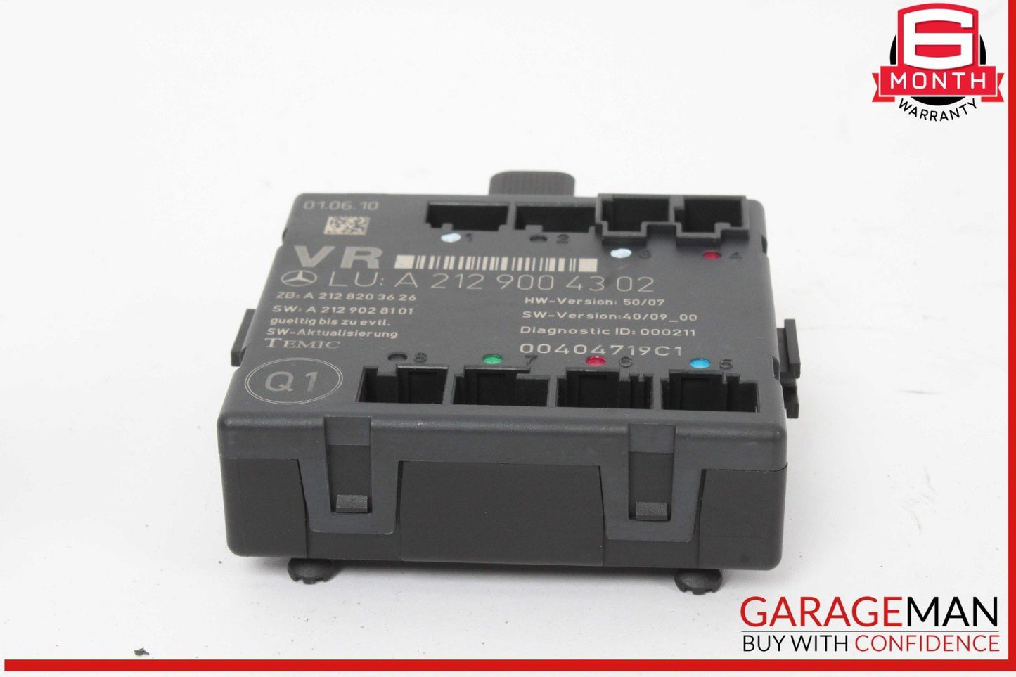 08-18 Mercedes W212 E350 E400 C250 Front Right Side Door Control Module Unit OEM