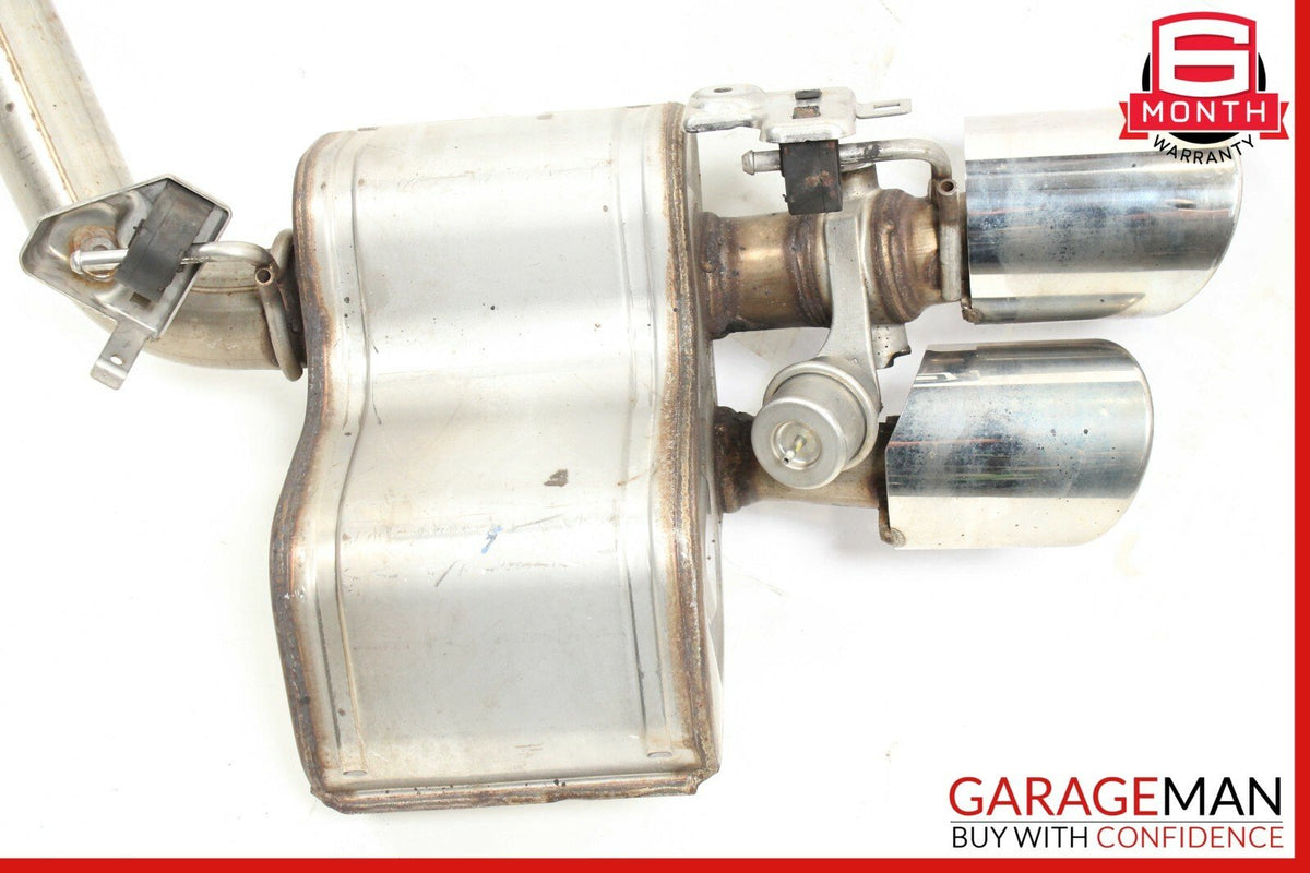 14-17 Maserati Ghibli Rear Left Driver Exhaust Muffler Dual Tip Assembly OEM