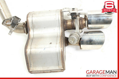 14-17 Maserati Ghibli Rear Left Driver Exhaust Muffler Dual Tip Assembly OEM