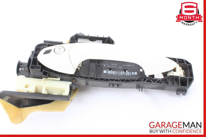 10-13 Mercedes W212 E350 Front Left Side Exterior Door Handle Assembly White OEM