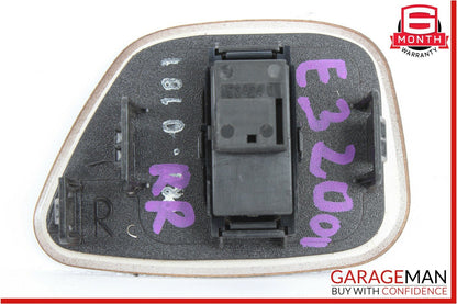 98-03 Mercedes W210 E320 E420 Rear Right Passenger Side Window Switch Trim Wood