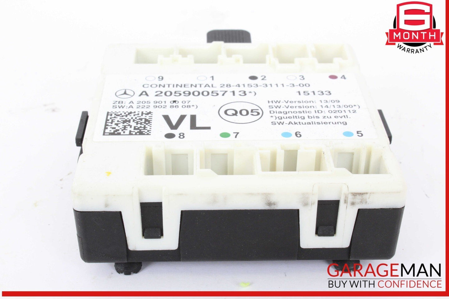 15-18 Mercedes W205 C300 Front Left Driver Side Door Control Module