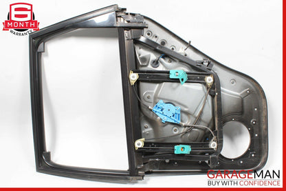 03-06 Porsche Cayenne 955 Rear Left Side Door Plate Window Frame Panel Assembly