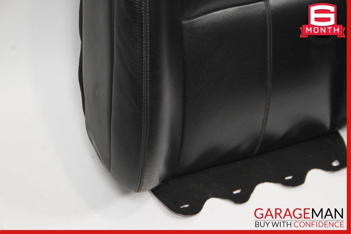 07-09 Mercedes W221 S450 S550 Front Left Side Top Upper Seat Cushion Cover Black