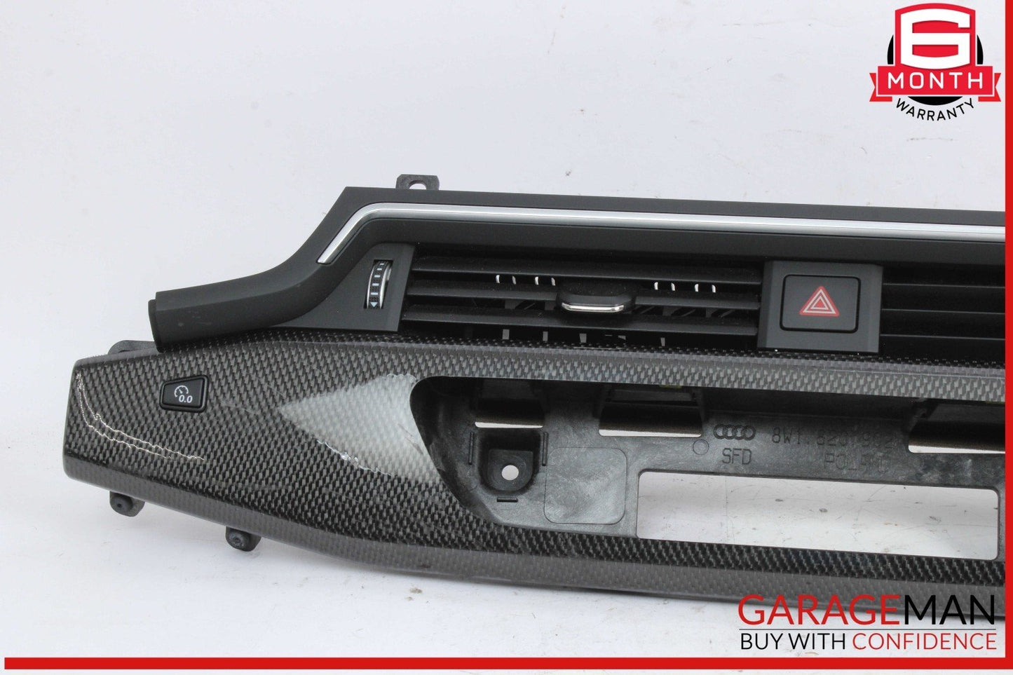 18-24 Audi S5 A5 RS5 A4 Dash Center & Right Side AC Air Vent Grille Trim OEM