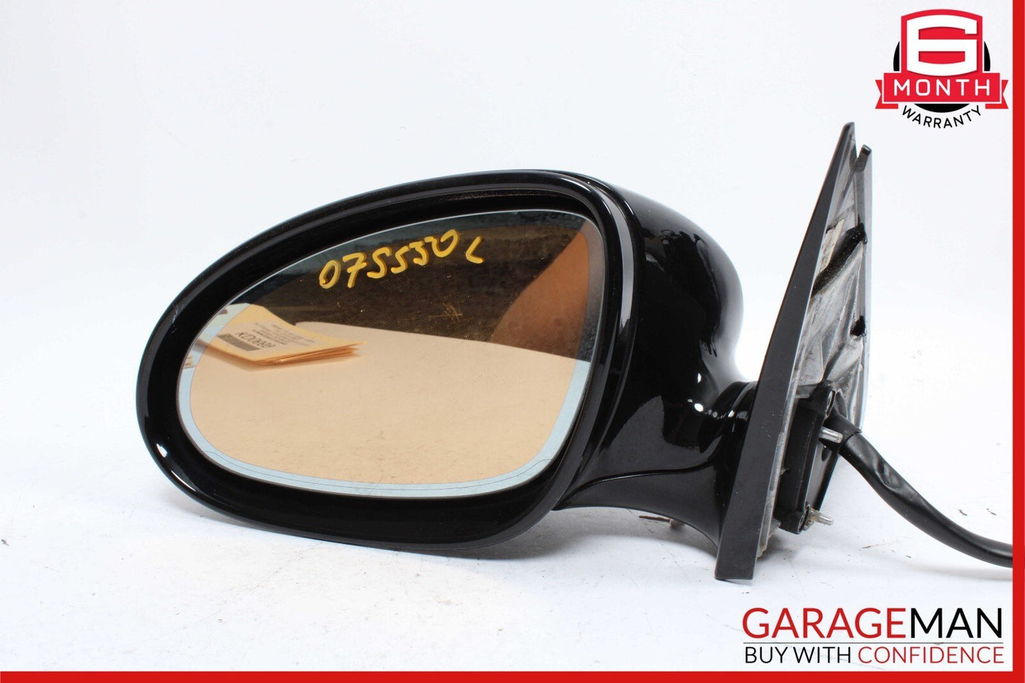 07-09 Mercedes W221 S550 S600 Front Left Driver Side Mirror Door Rear View Black